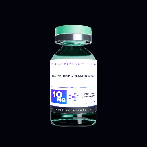 SLU-PP-332 + BAM15 blend product vial