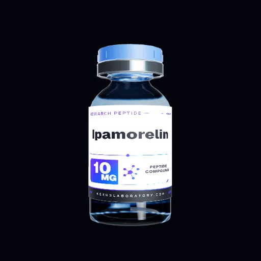 Ipamorelin 3D research vial preview