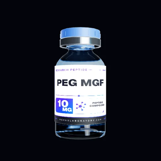 PEG MGF 3D research vial preview