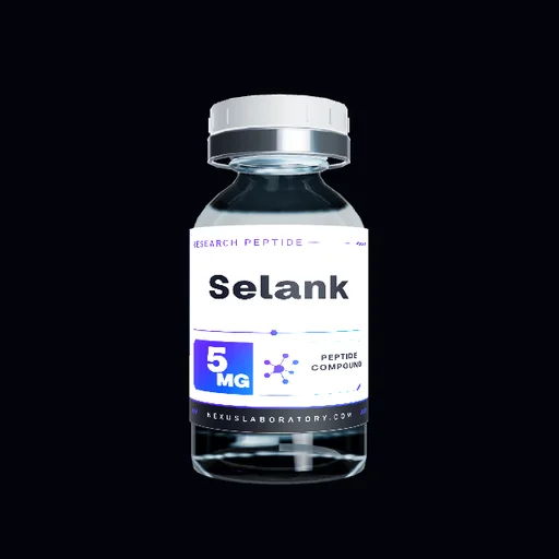 Selank 3D research vial preview